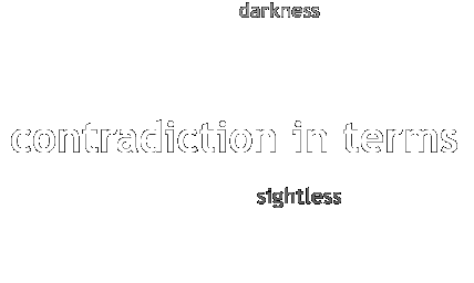 contradiction in terms